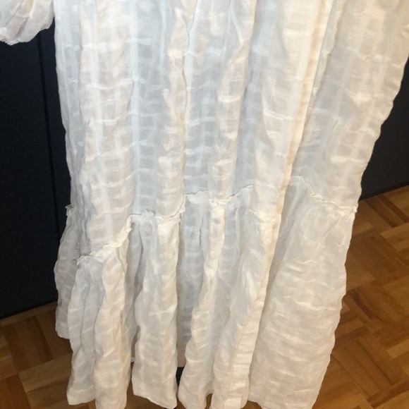 FREE PEOPLE white maxi boho dress size S - Picture 11 of 13
